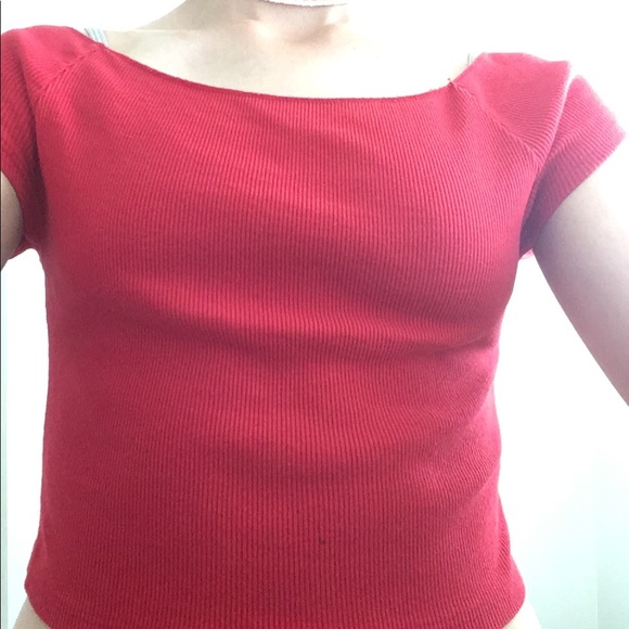 ‼️Sold Brandy Melville off the shoulder top - Picture 2 of 3